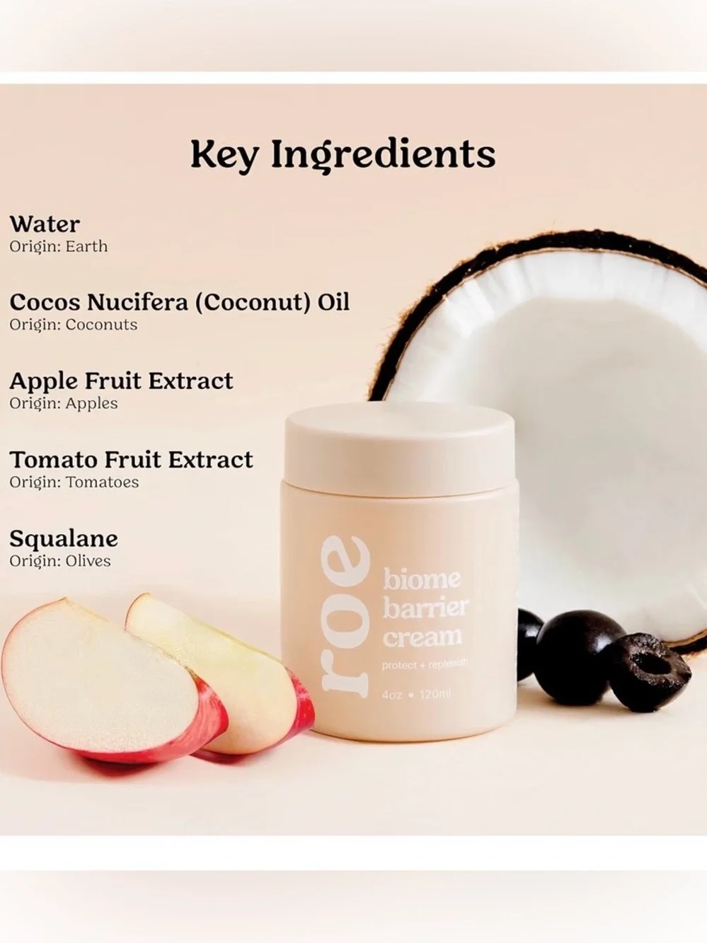ROE Wellness Biome Barrier Cream - Protect + Replenish ✨ New - No Box 120ml